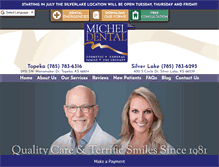 Tablet Screenshot of micheldental.com